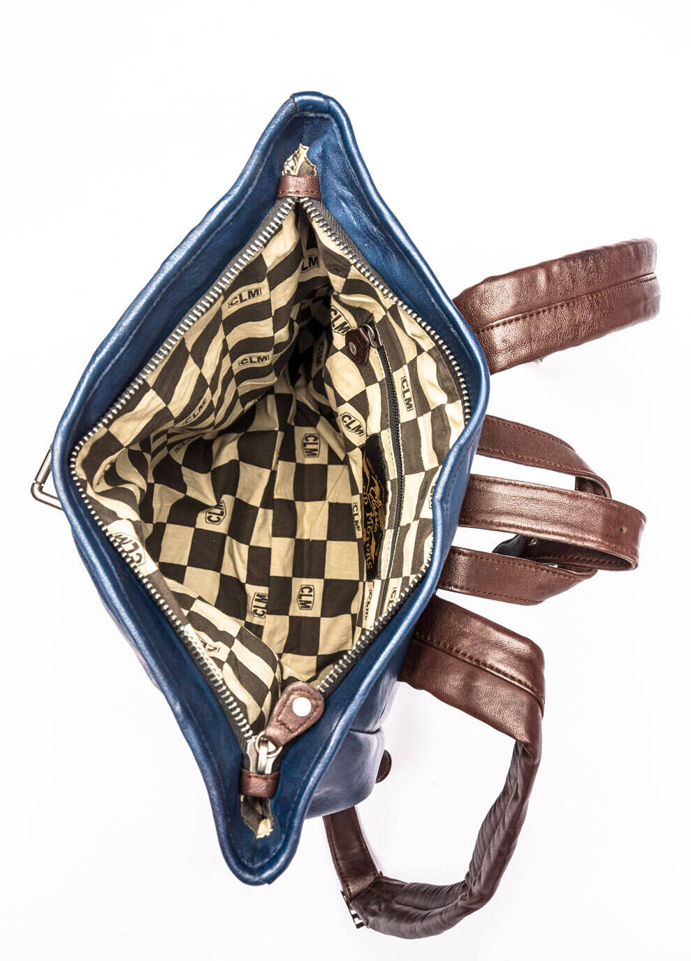 Vêtement en cuir Maroquinerie homme bleu