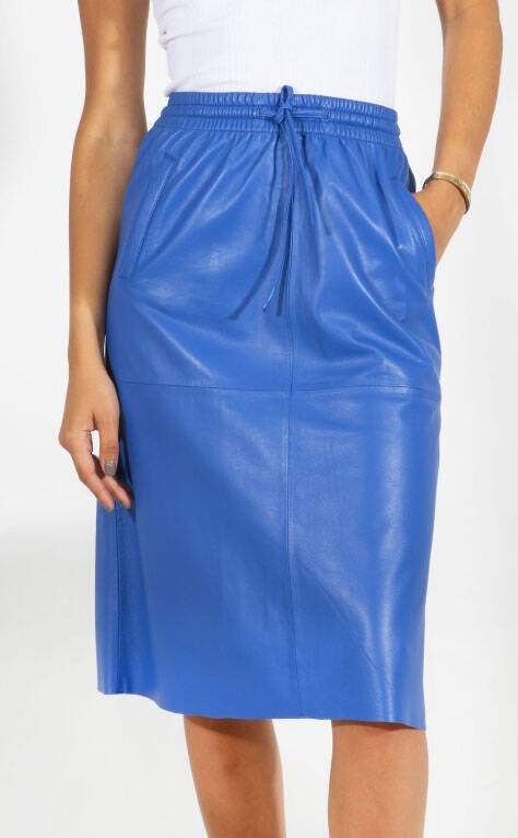 Jupe cuir taille elastique hotsell
