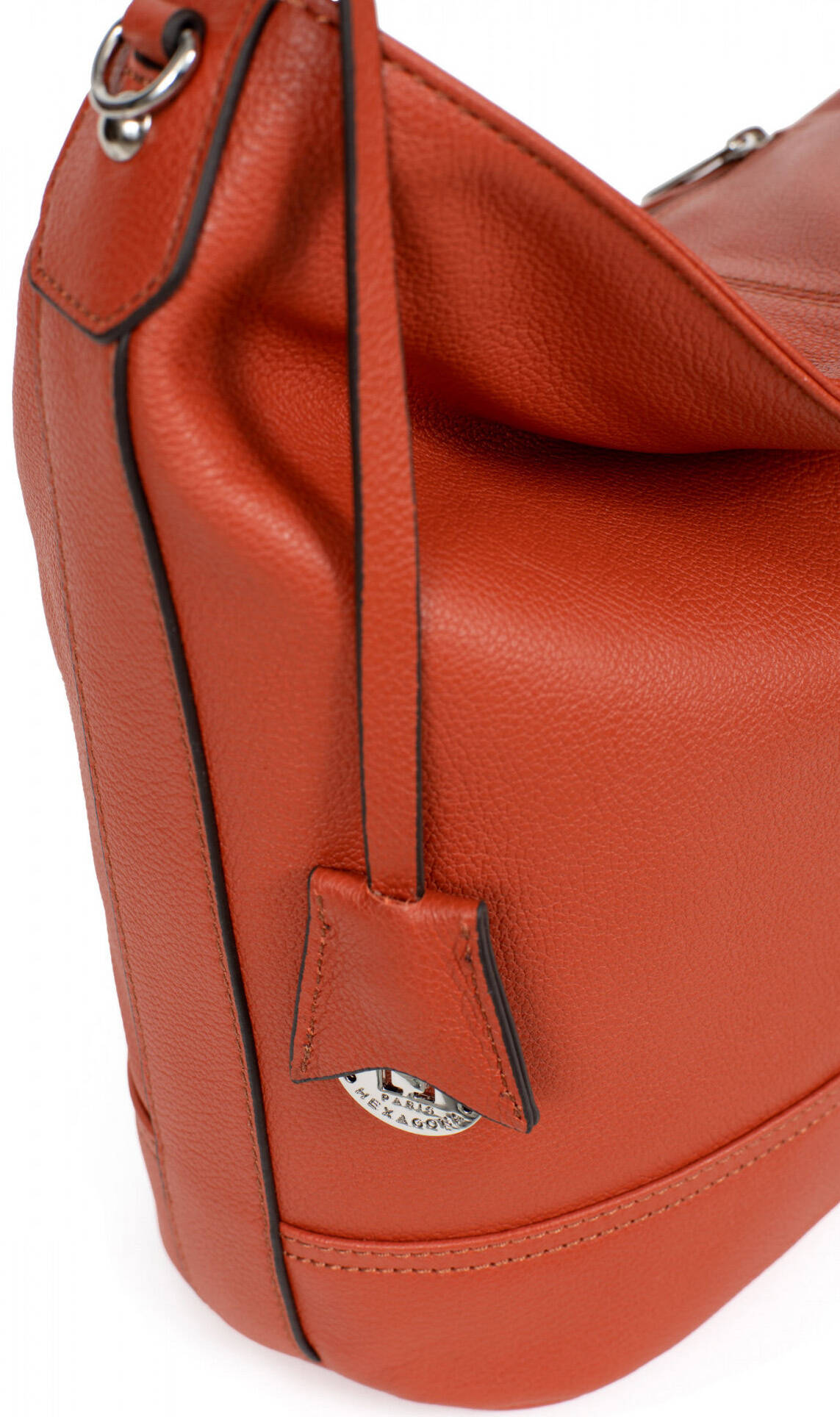 Vêtement en cuir Maroquinerie femme cognac