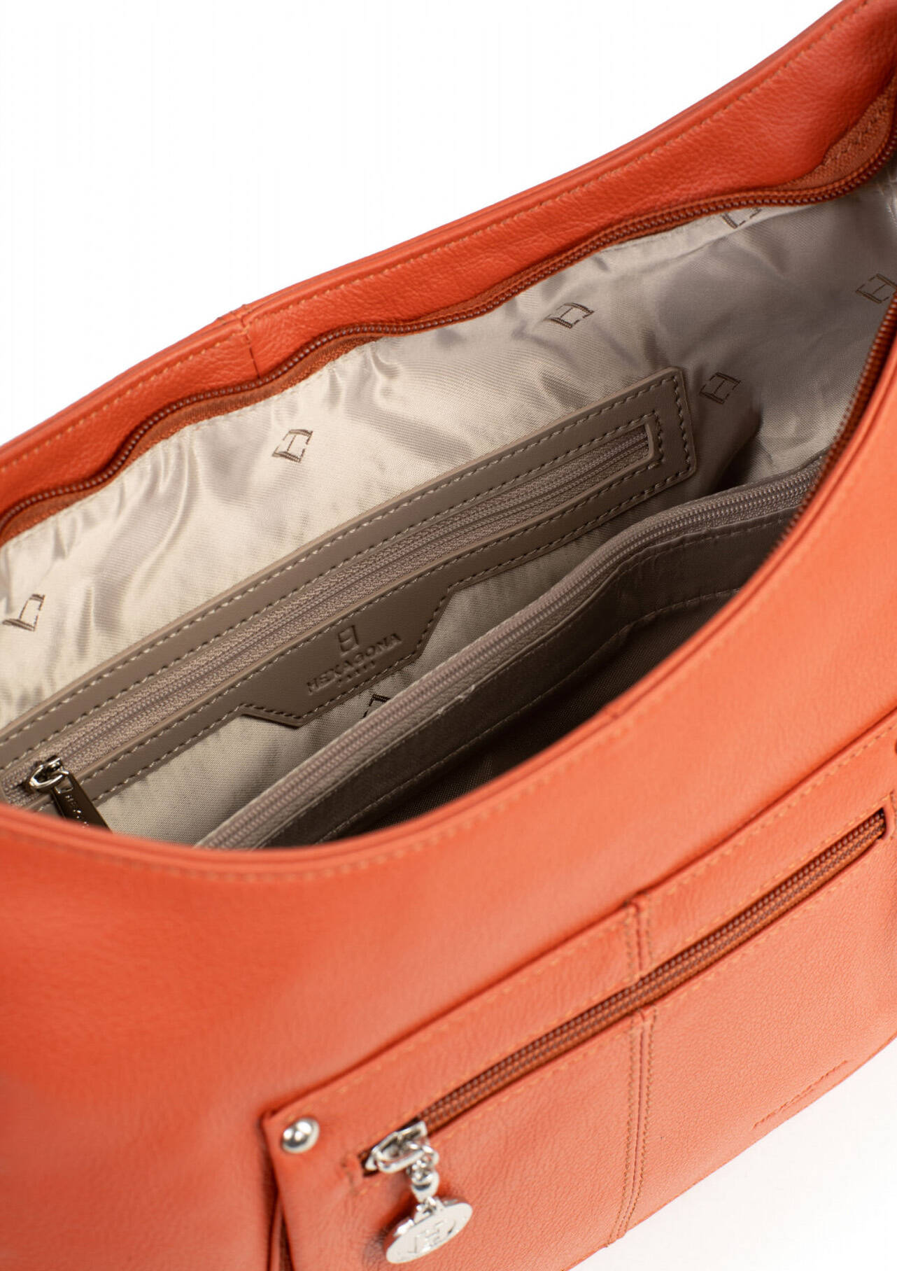 Vêtement en cuir Maroquinerie femme cognac