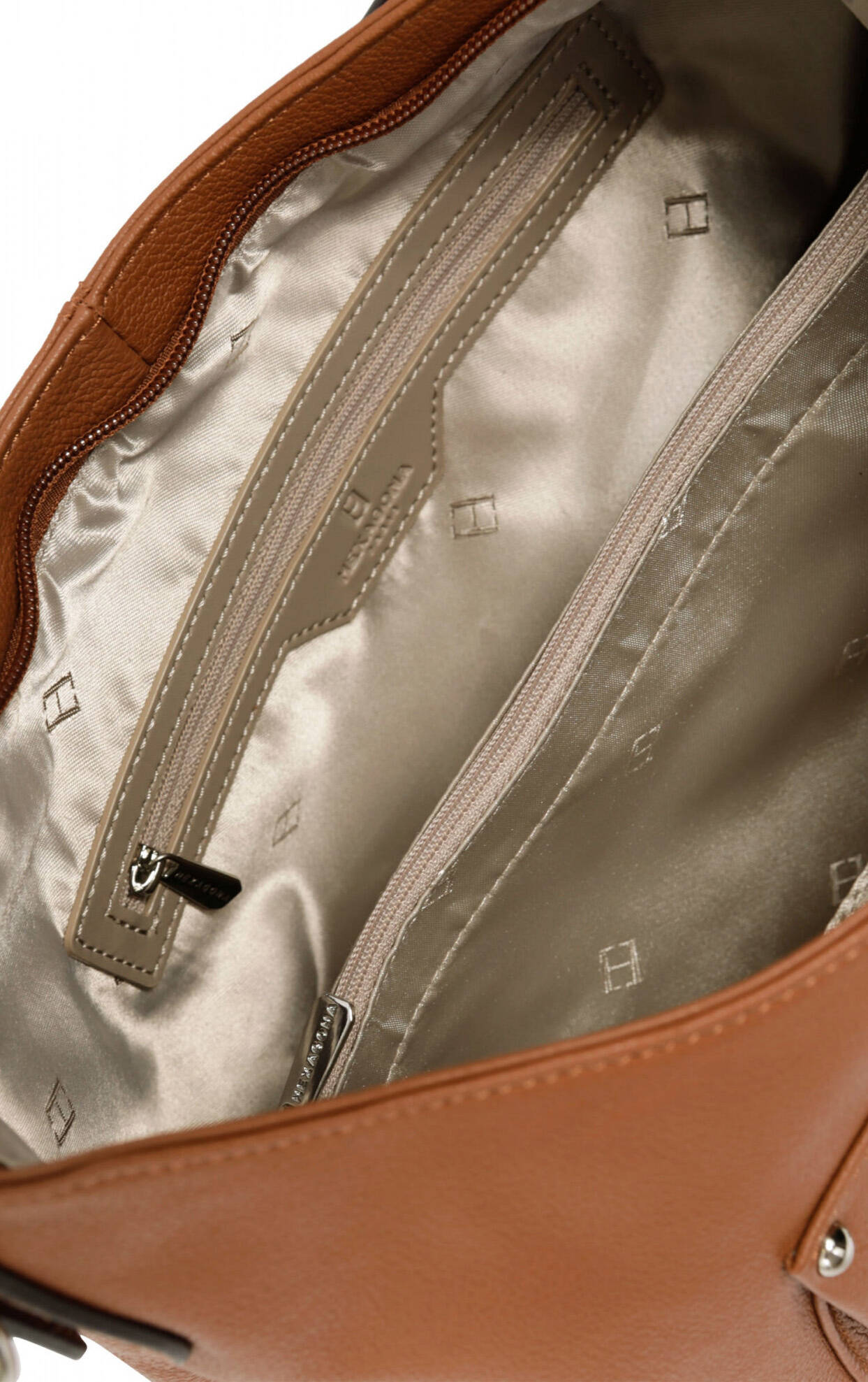 Vêtement en cuir Maroquinerie femme cognac