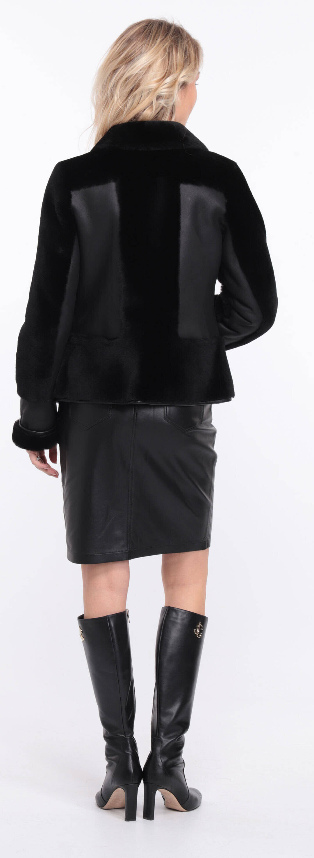 Vêtement en cuir Blousons cuir noir