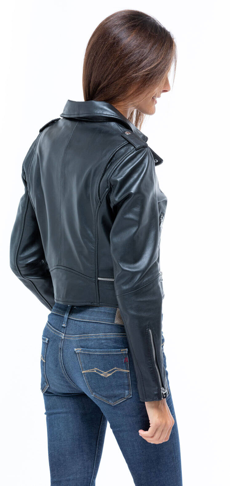 Veste best sale cuir barneys