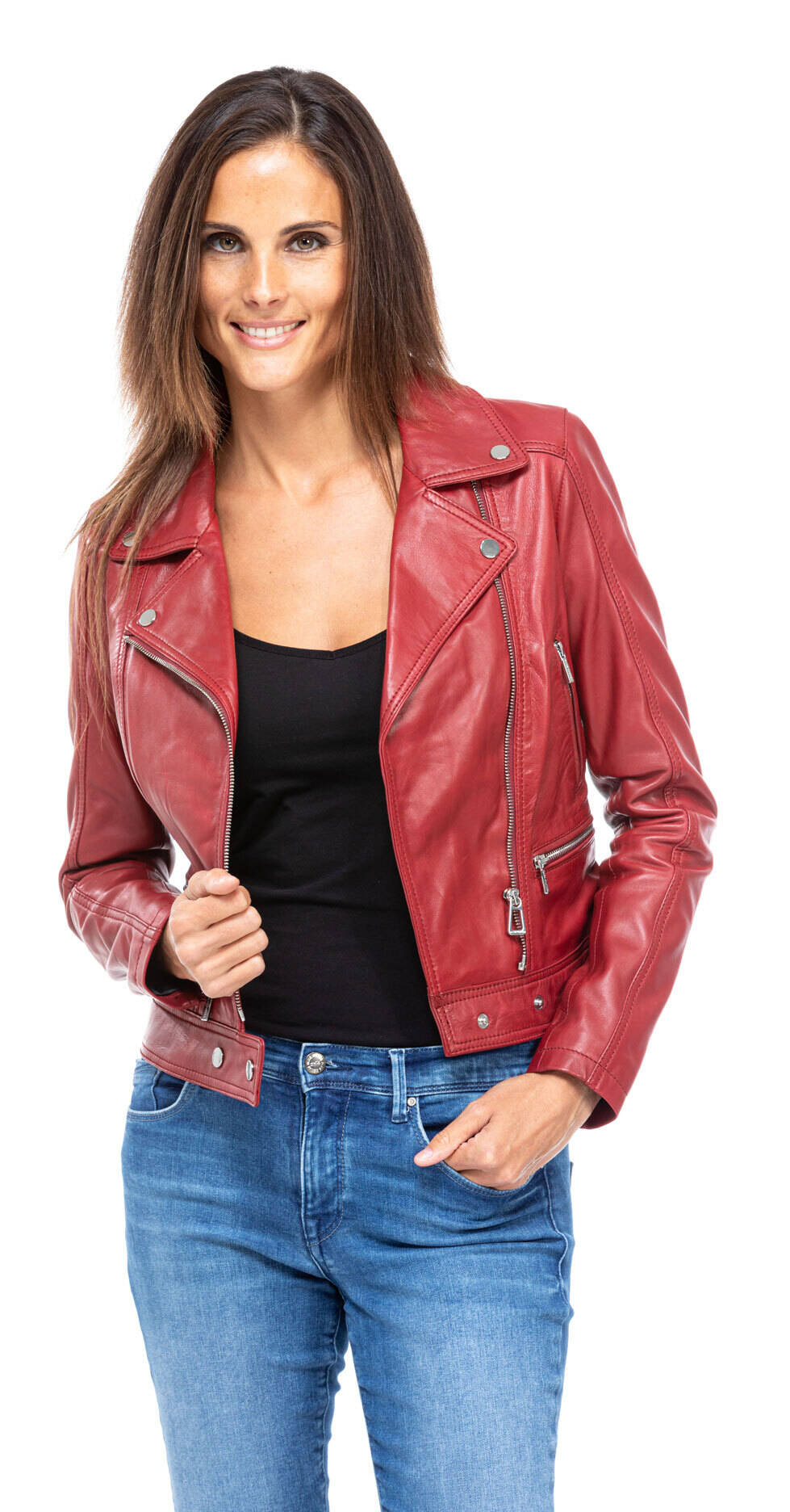 Blouson rouge femme deals