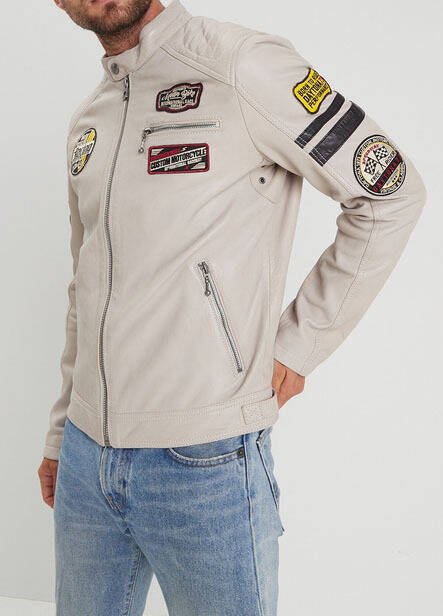 Jean style motard online homme