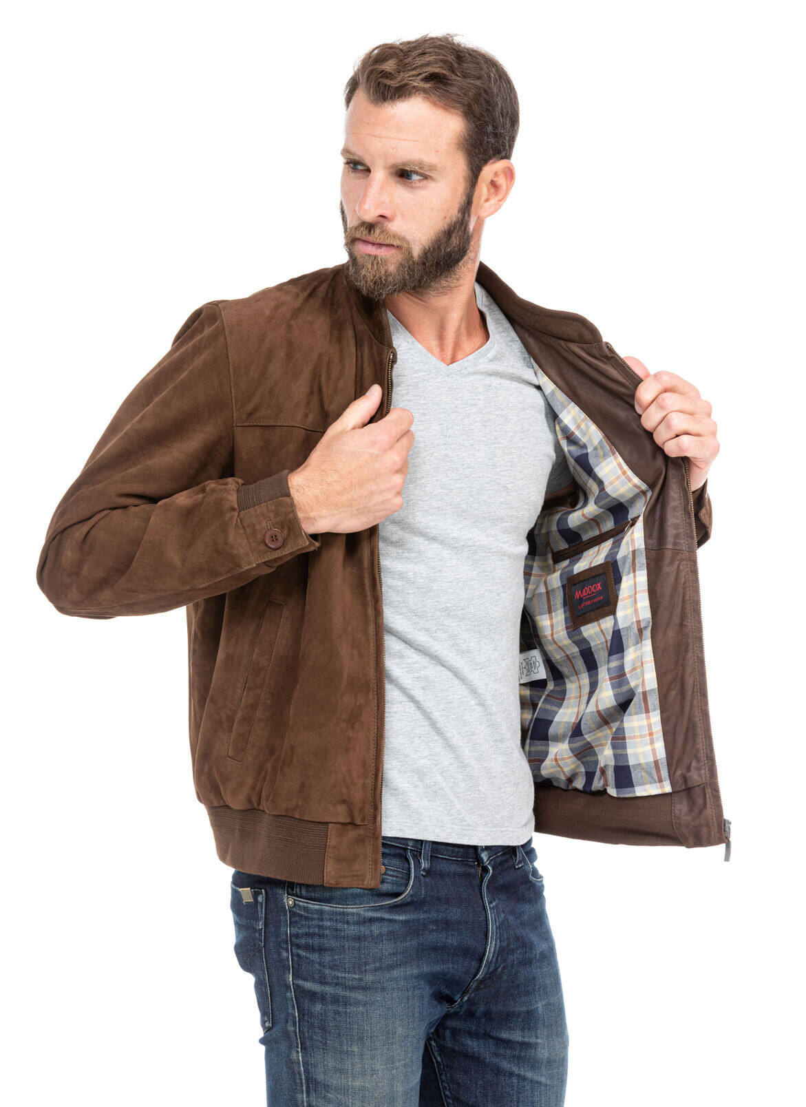 Vêtement en cuir Blousons cuir marron