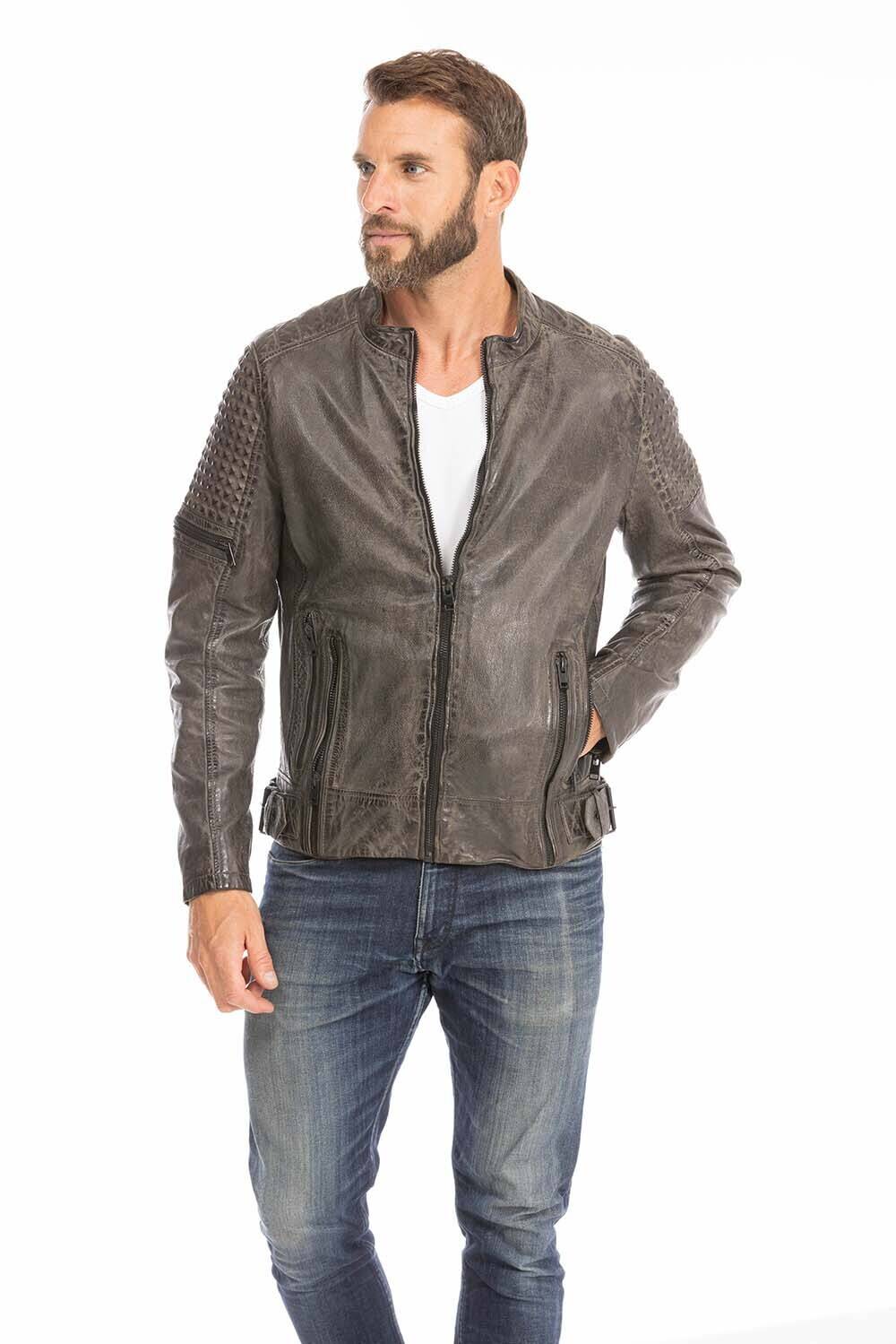 Blouson homme style motard 2025