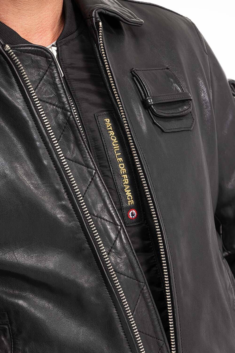 Vêtement en cuir Blousons cuir noir