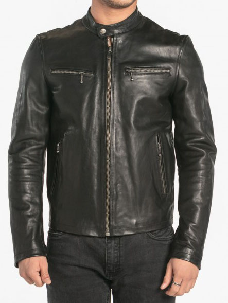 Bomber Leather jackets DAYTONA73 of leather calfskin-ref 