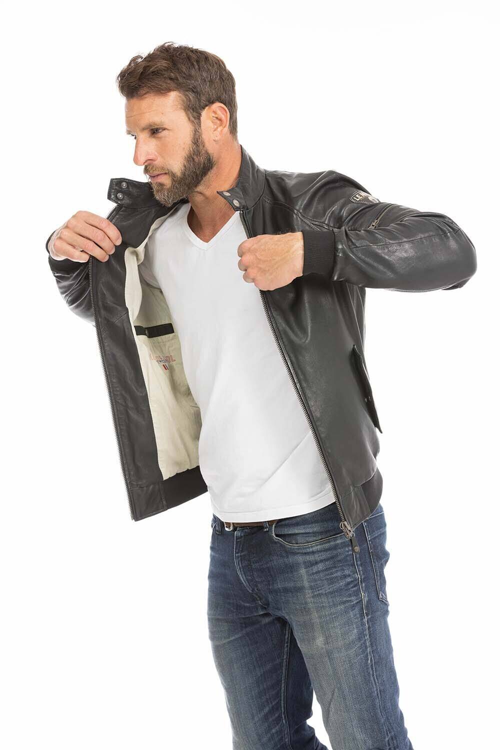Style sales cuir homme