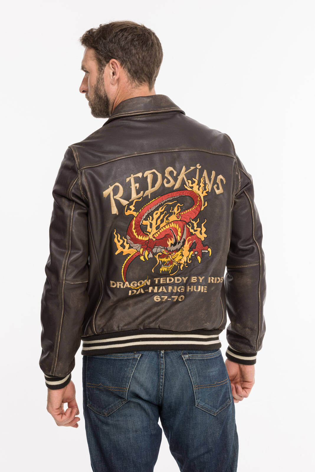 Vêtement en cuir Blousons cuir marron