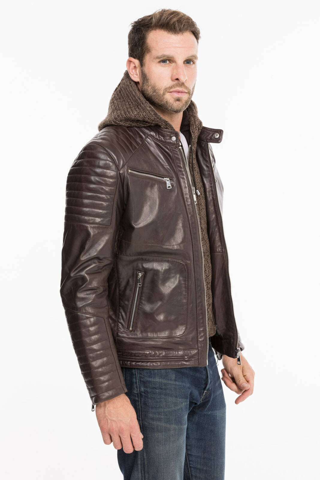 Blouson cuir byron mojito sales