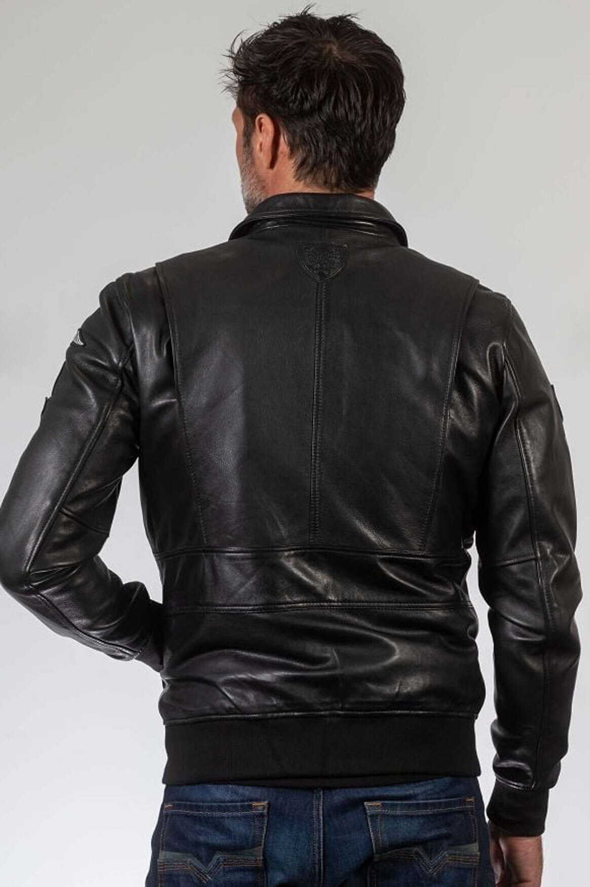 Vêtement en cuir Blousons cuir noir