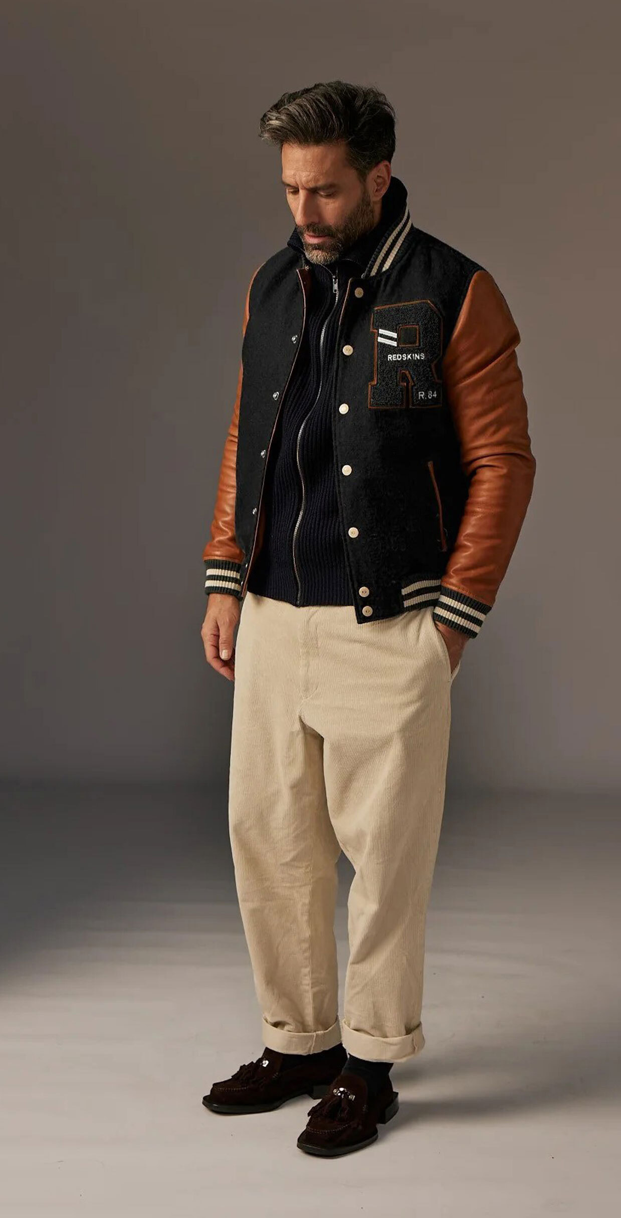 Vêtement en cuir Blousons cuir noir, cognac