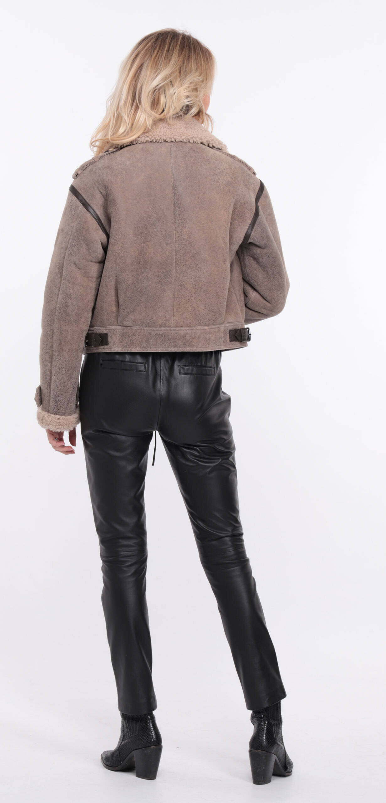 Vêtement en cuir Blousons cuir marron