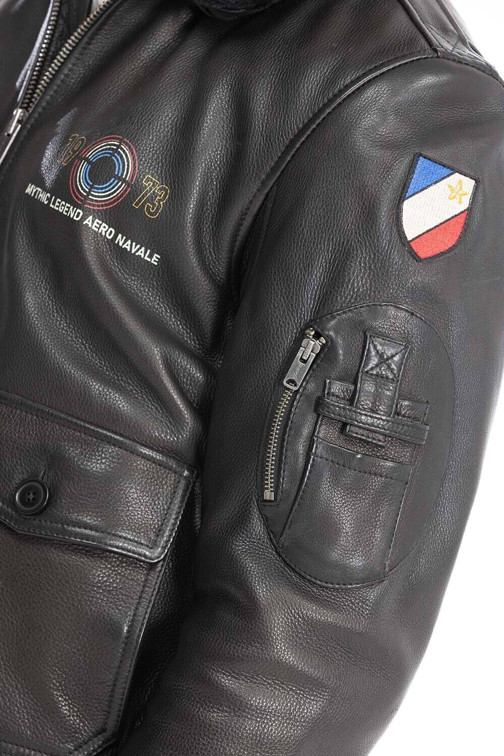 Vêtement en cuir Blousons cuir noir