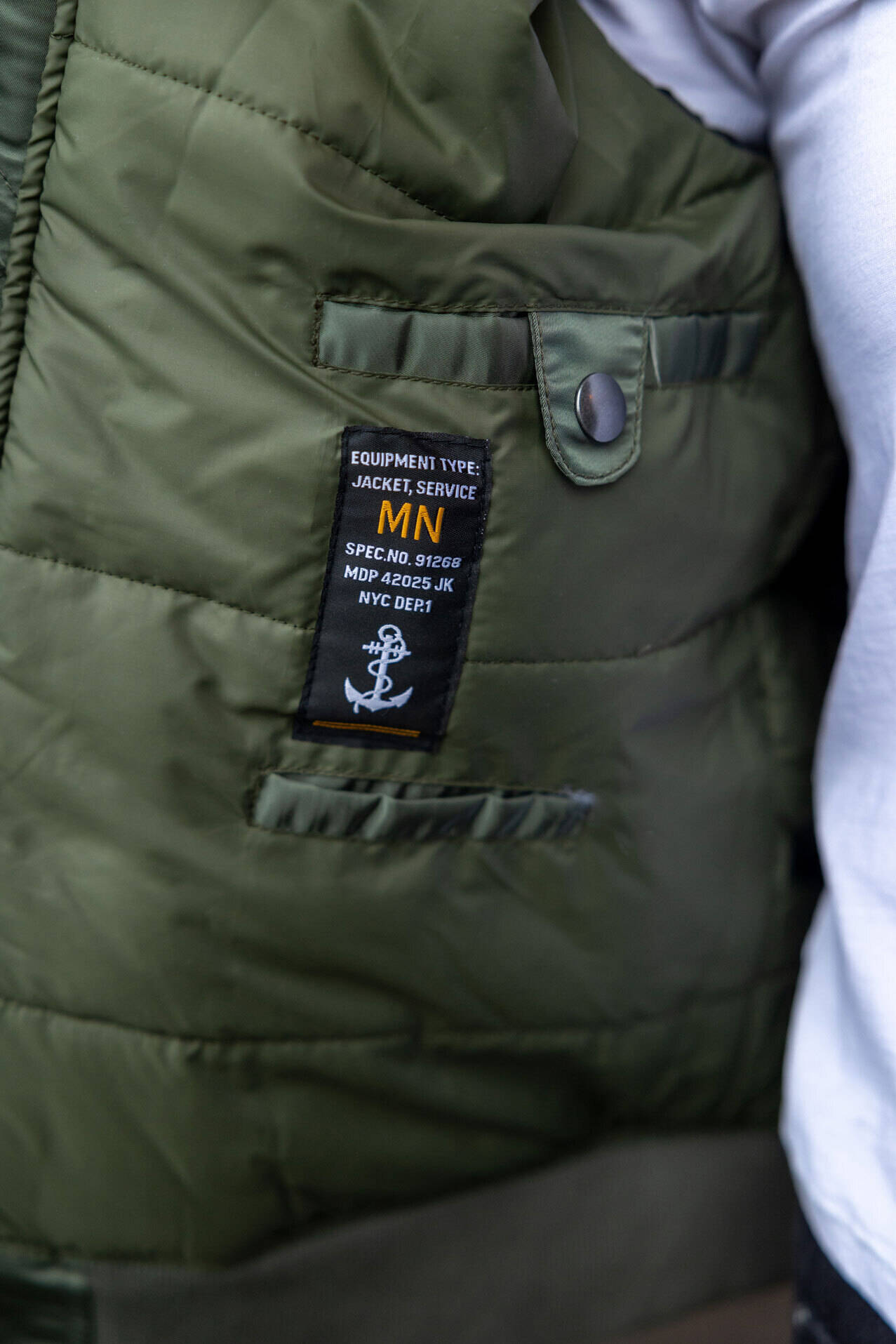 Vêtement en cuir Les bonnes affaires Homme kaki