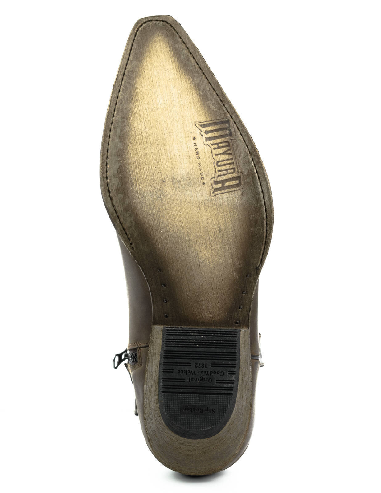 Vêtement en cuir Santiags homme marron