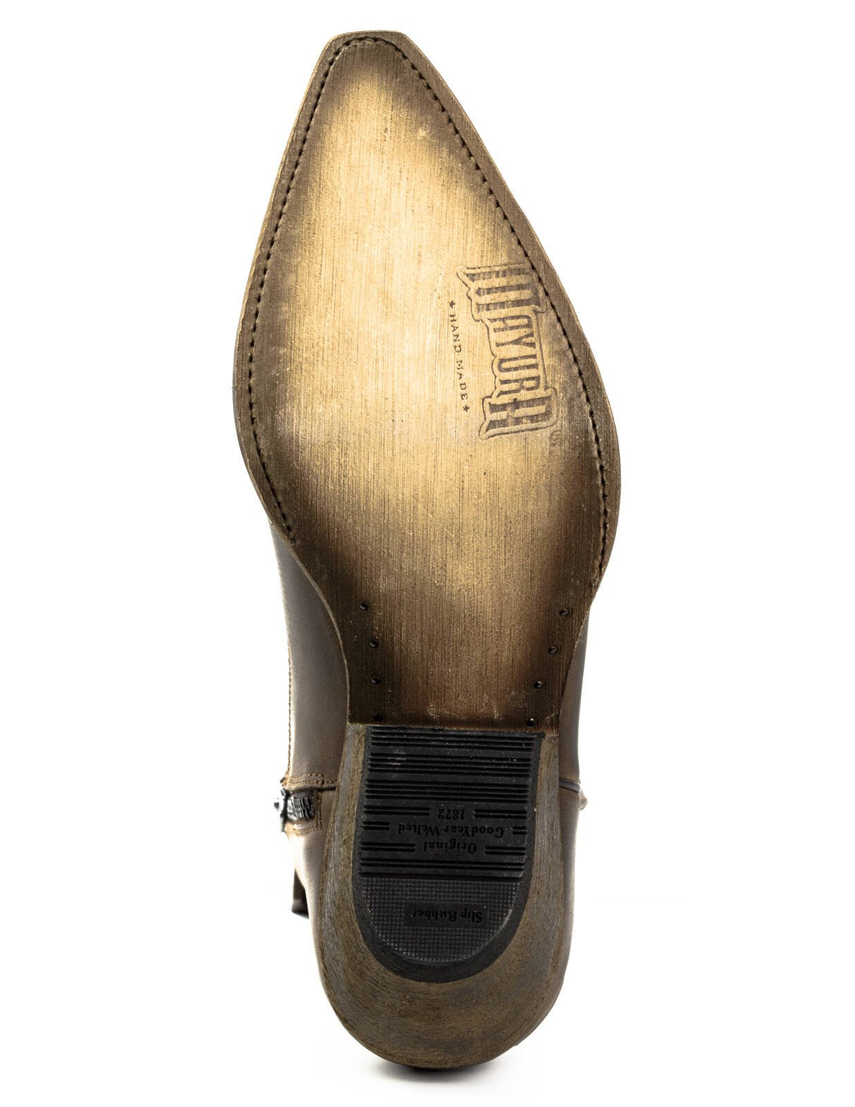 Vêtement en cuir Santiags homme marron