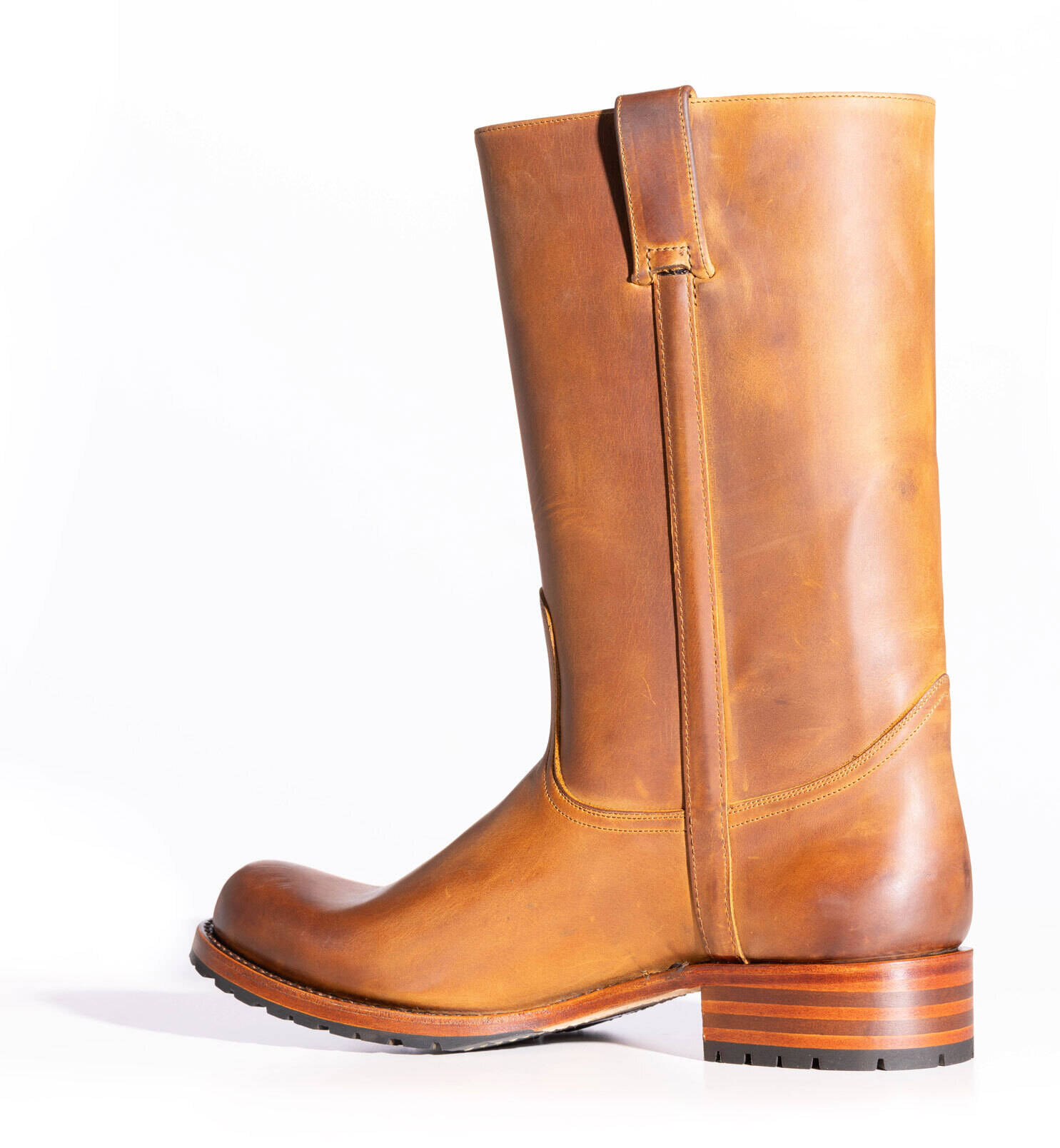 Vêtement en cuir Santiags & chaussures cognac