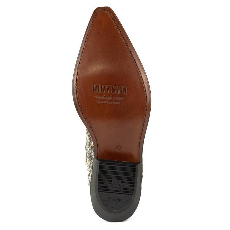 Vêtement en cuir Santiags homme noir, blanc