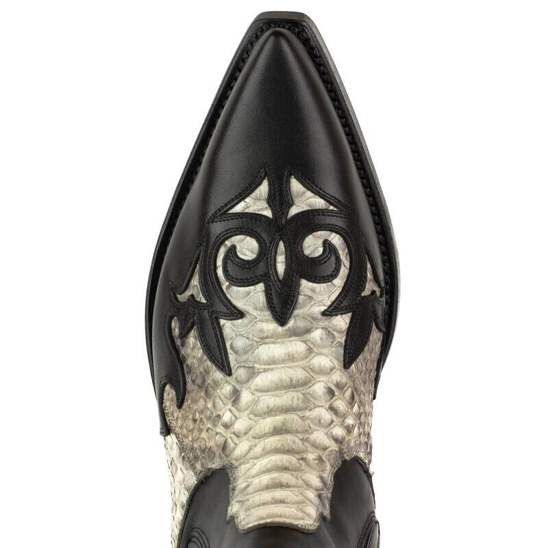 Vêtement en cuir Santiags homme noir, blanc