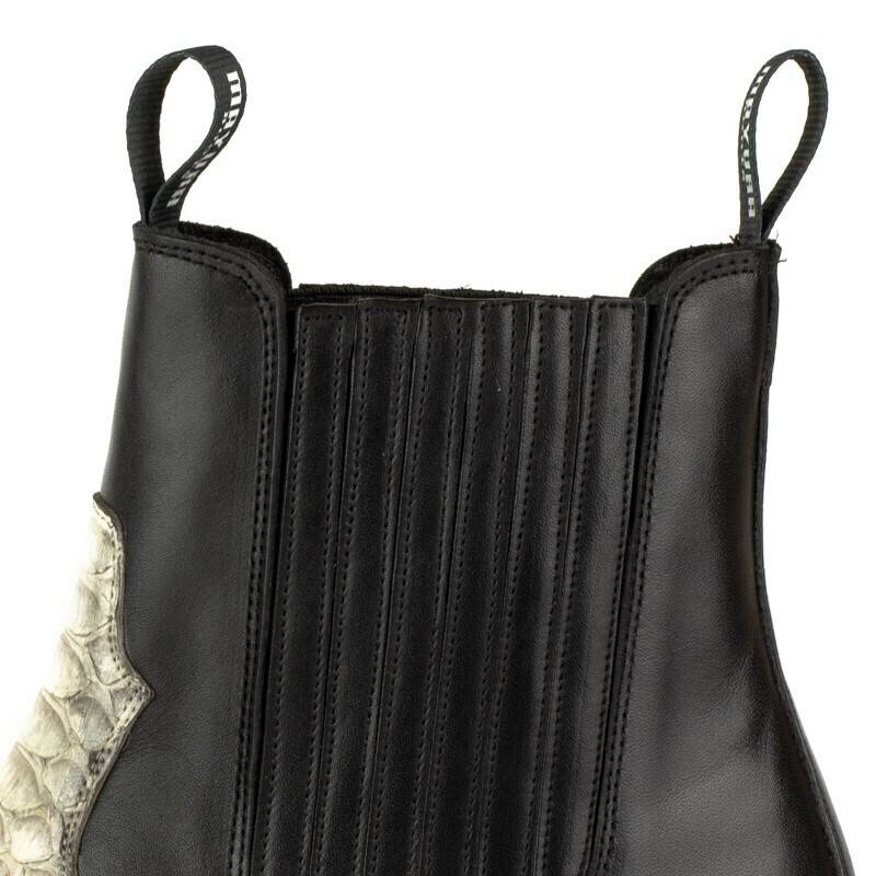 Vêtement en cuir Santiags homme noir, blanc