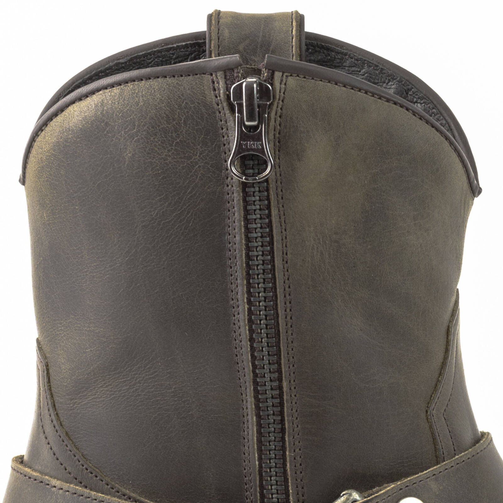 Vêtement en cuir Santiags homme gris