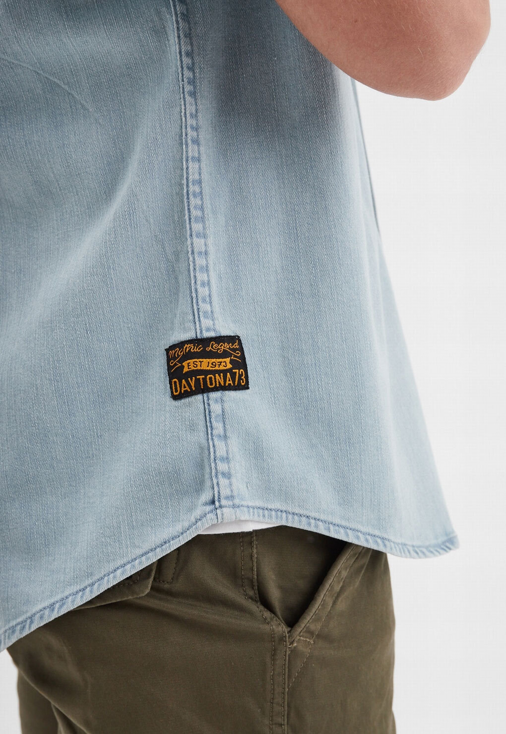 Vêtement en cuir Veste, parka & doudoune textile bleu