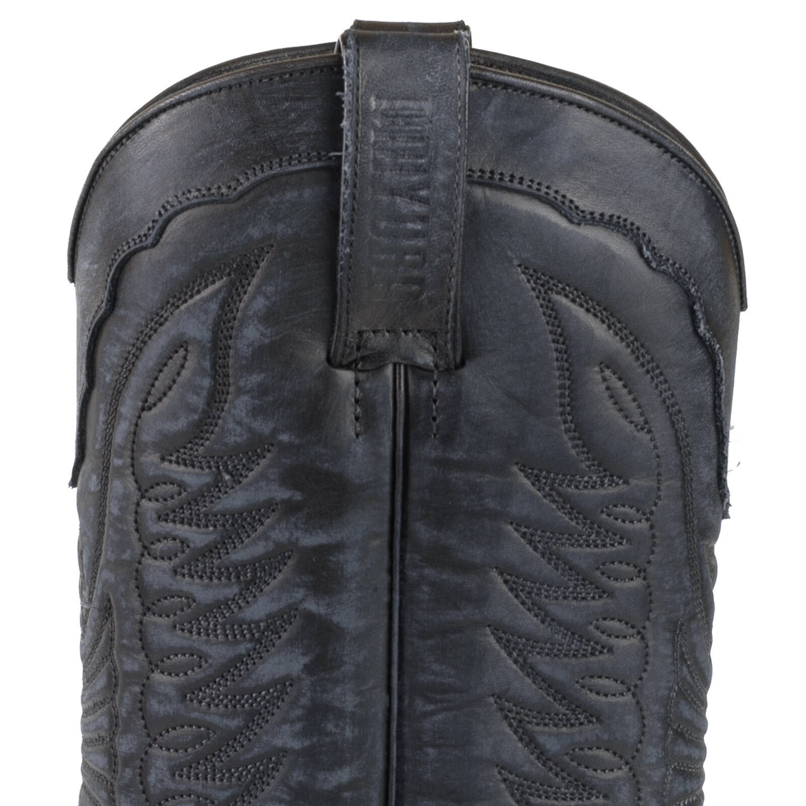 Vêtement en cuir Santiags homme noir