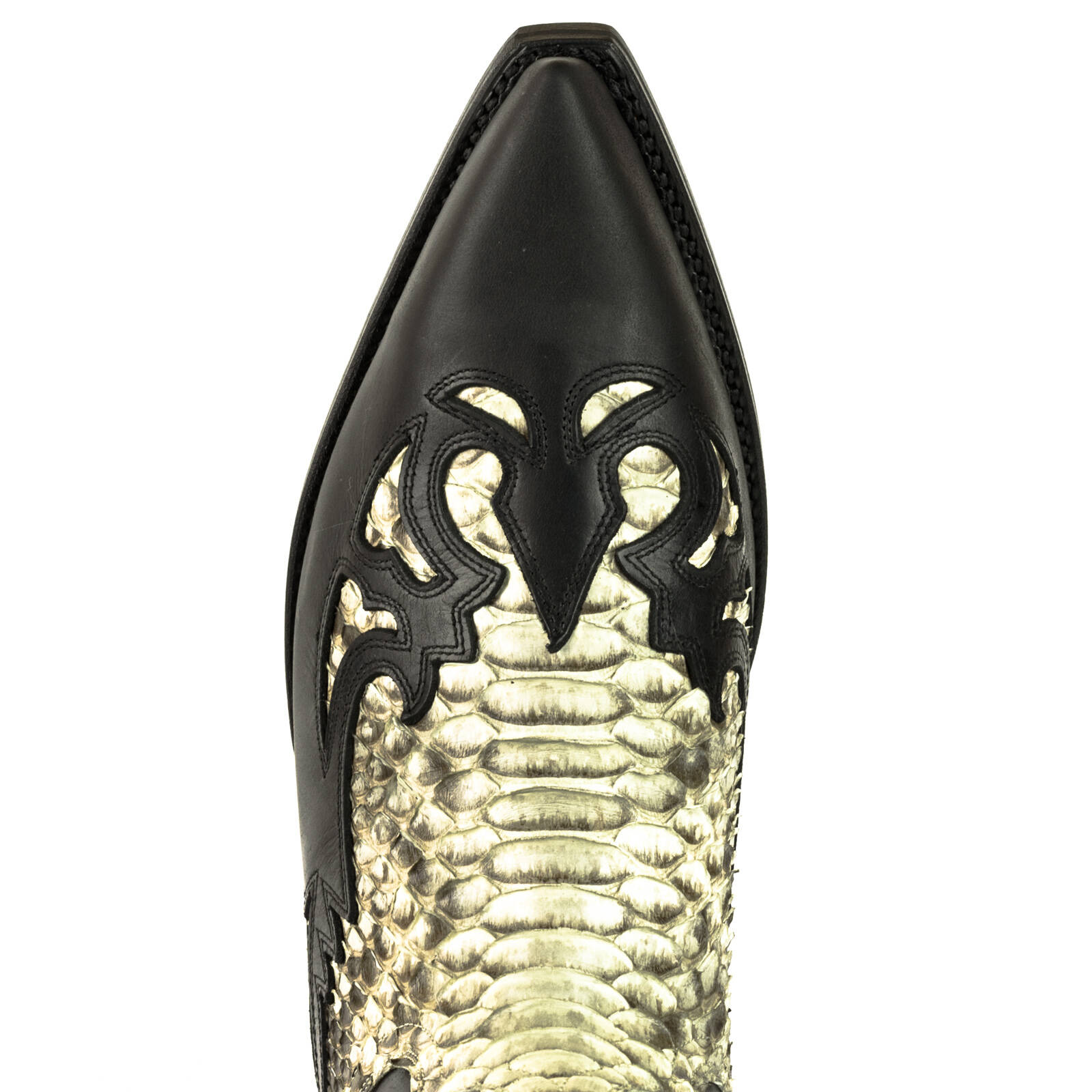 Vêtement en cuir Santiags homme blanc