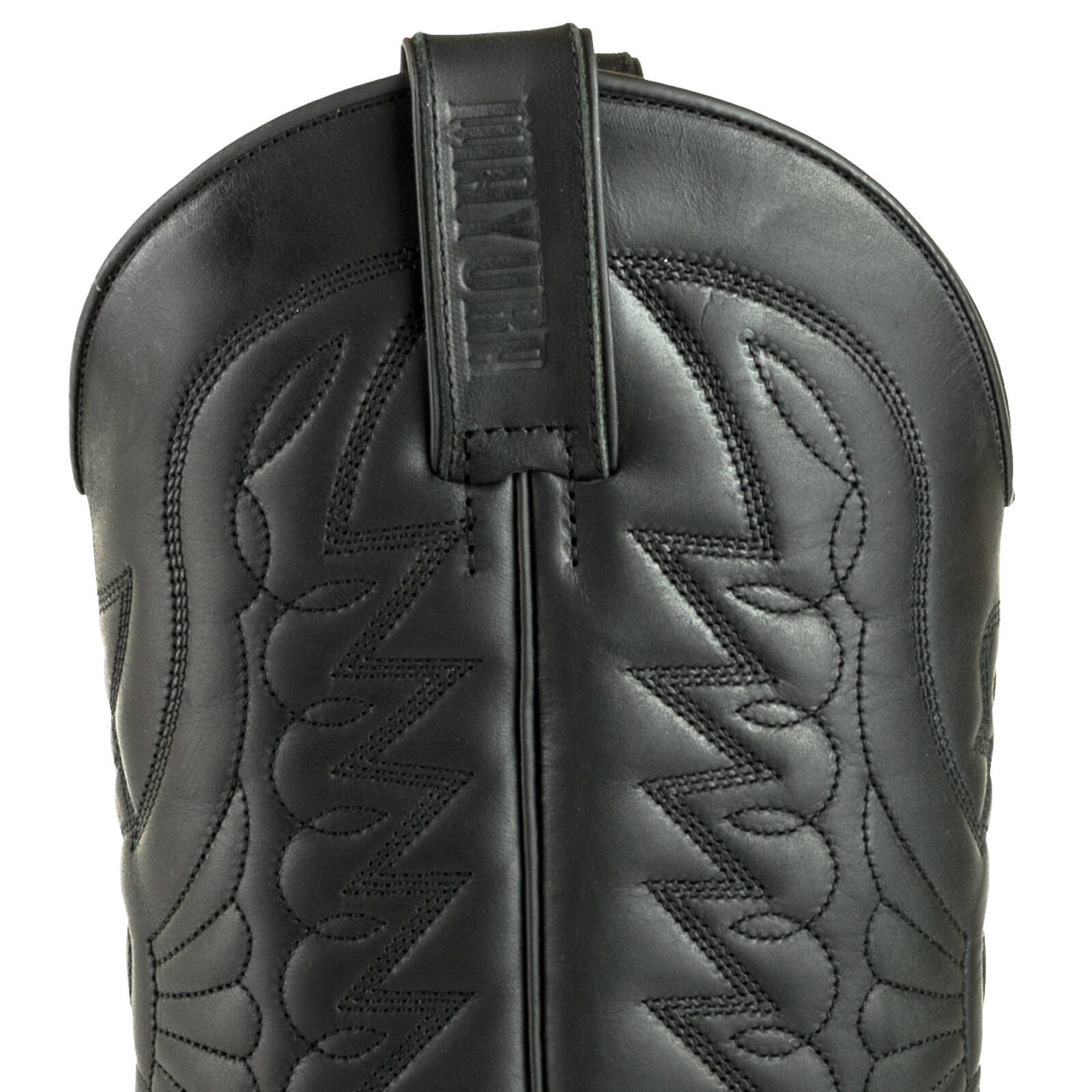 Vêtement en cuir Santiags homme noir