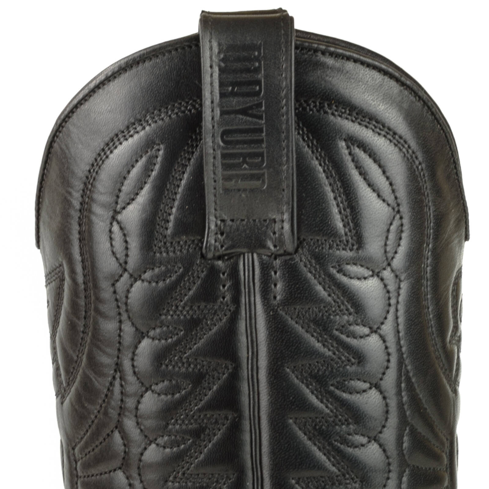 Vêtement en cuir Santiags femme noir