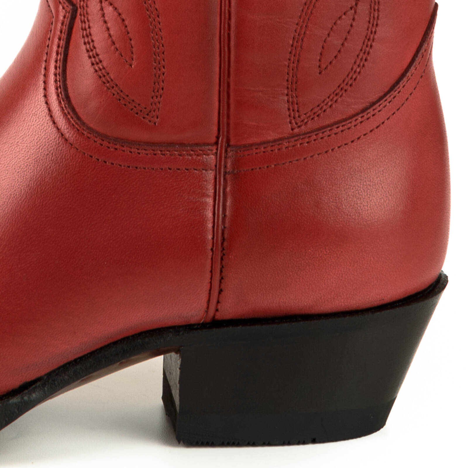 Vêtement en cuir Santiags femme rouge