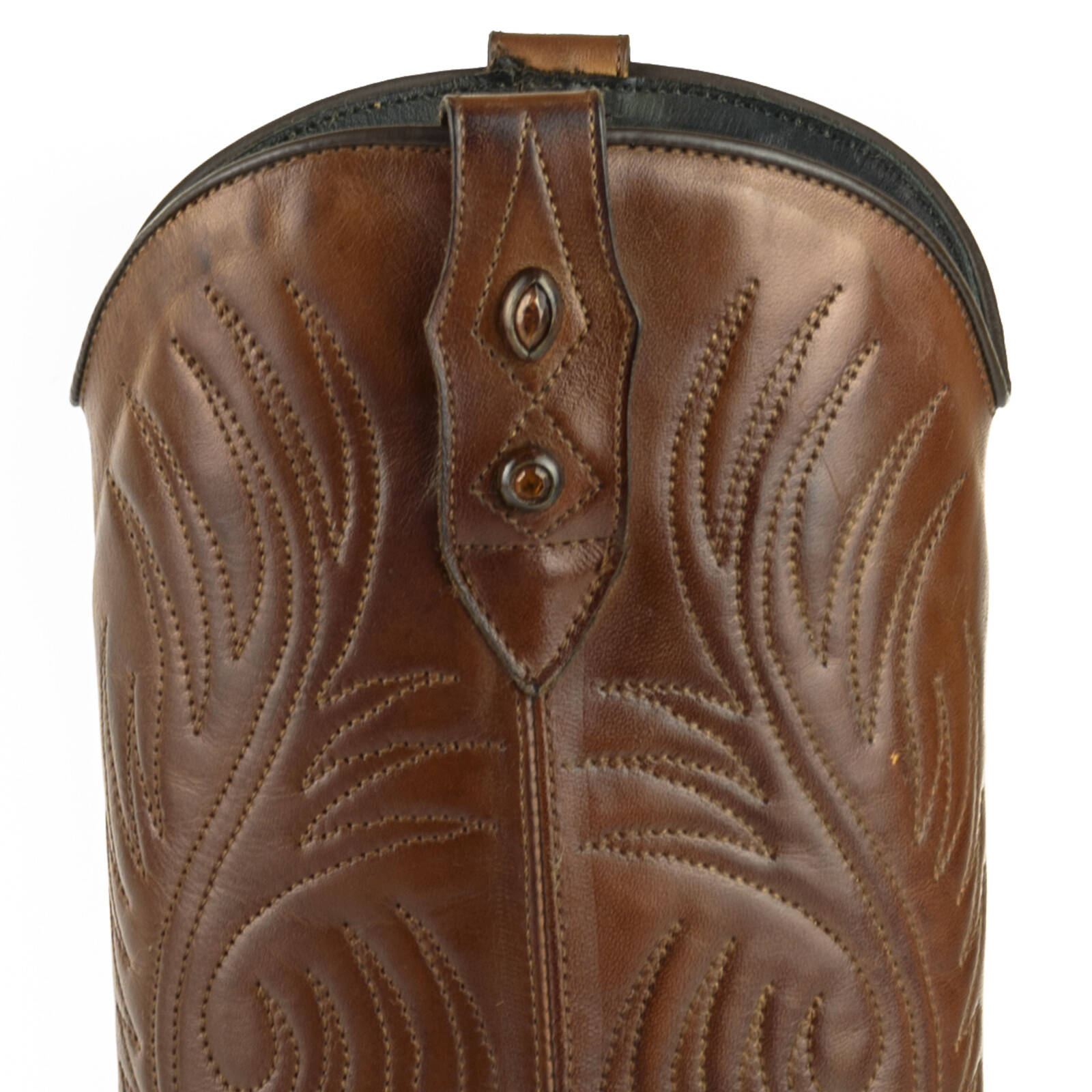 Vêtement en cuir Santiags femme marron