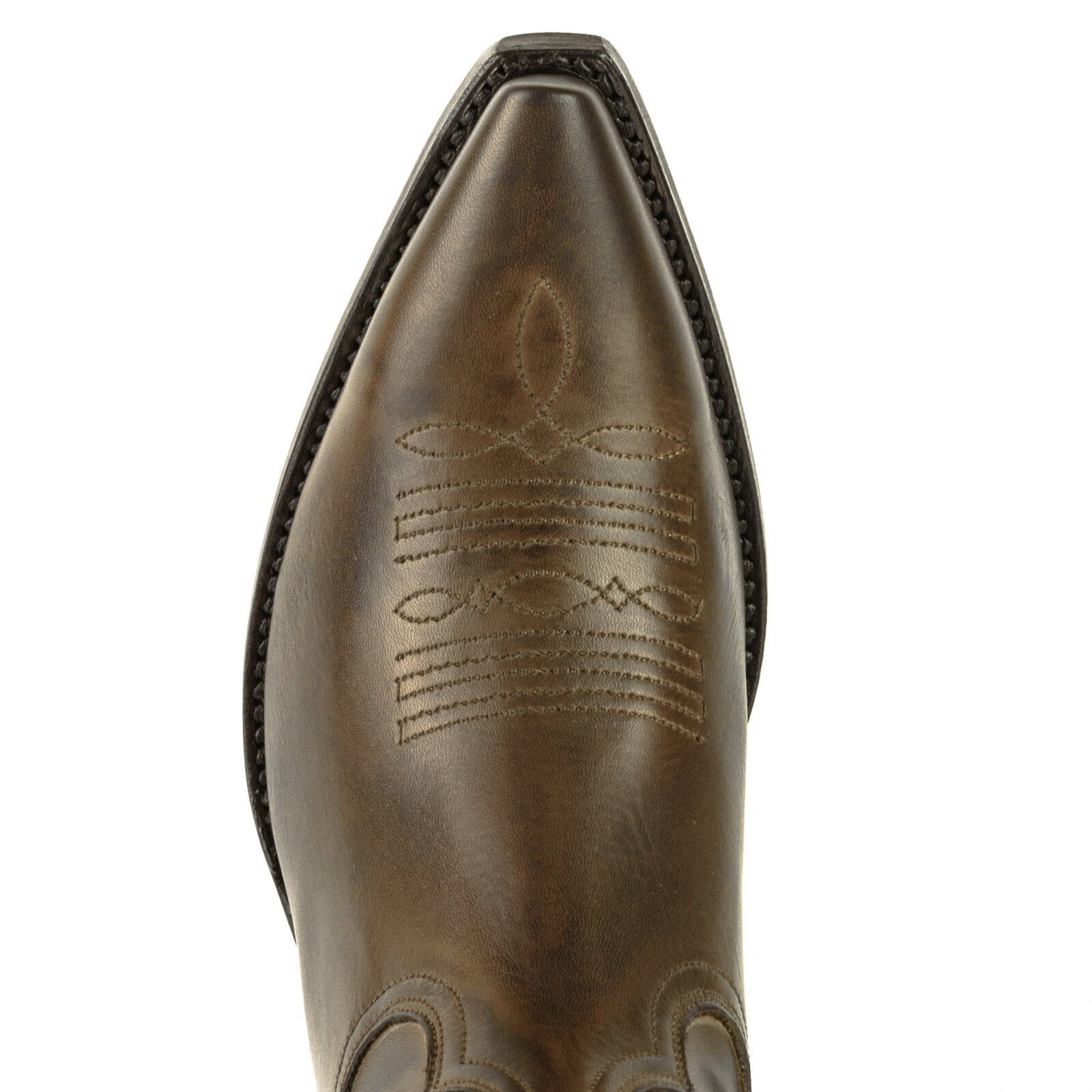 Vêtement en cuir Santiags femme marron