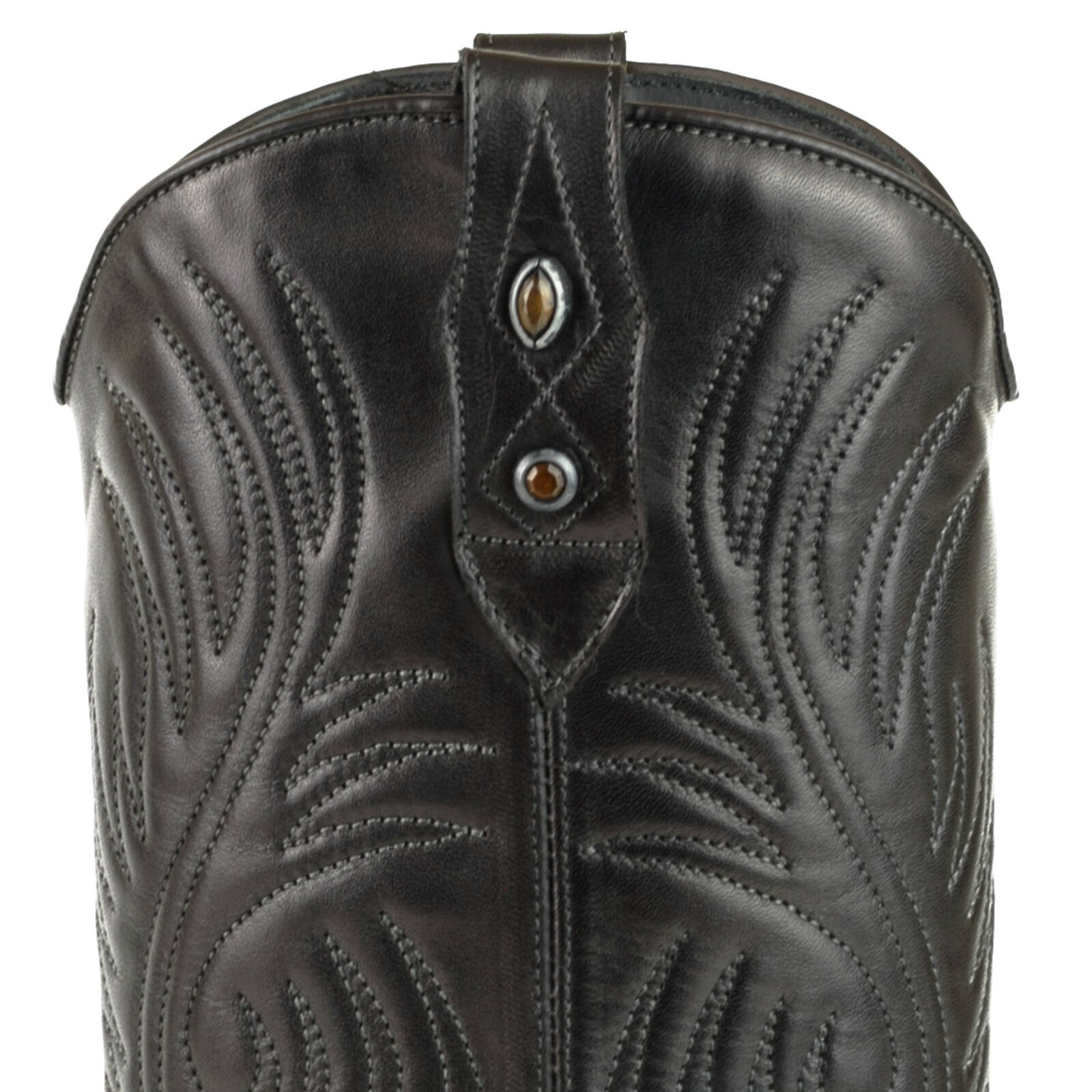 Vêtement en cuir Santiags femme noir