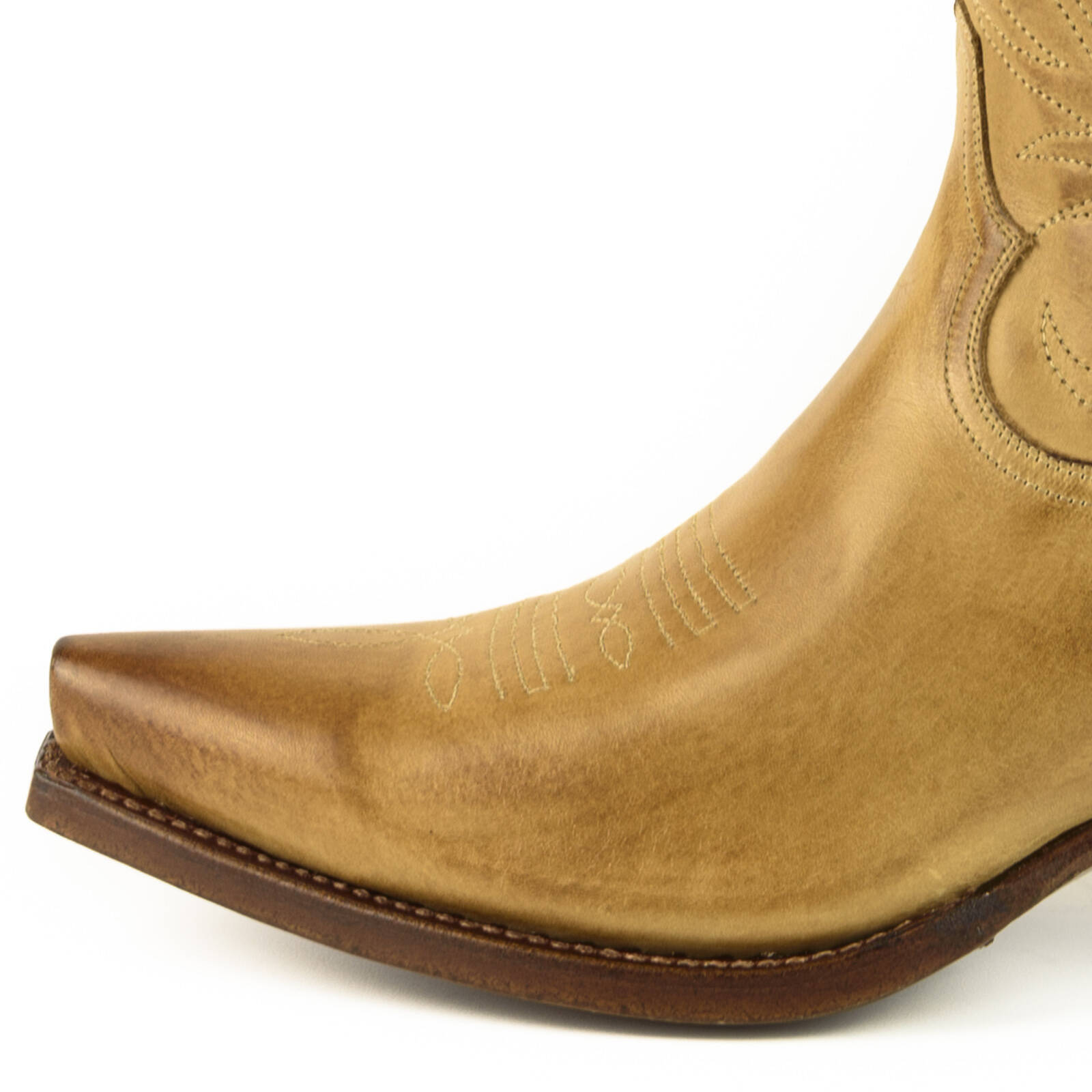 Santiag online camel femme