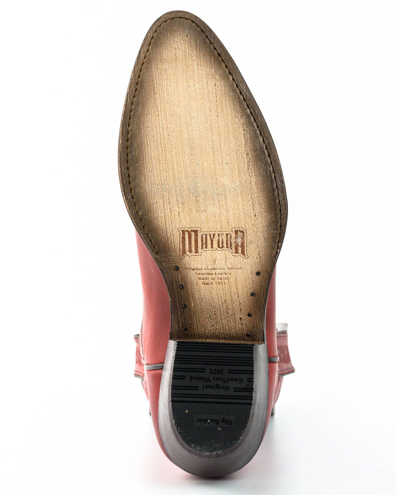 Vêtement en cuir Santiags femme rouge