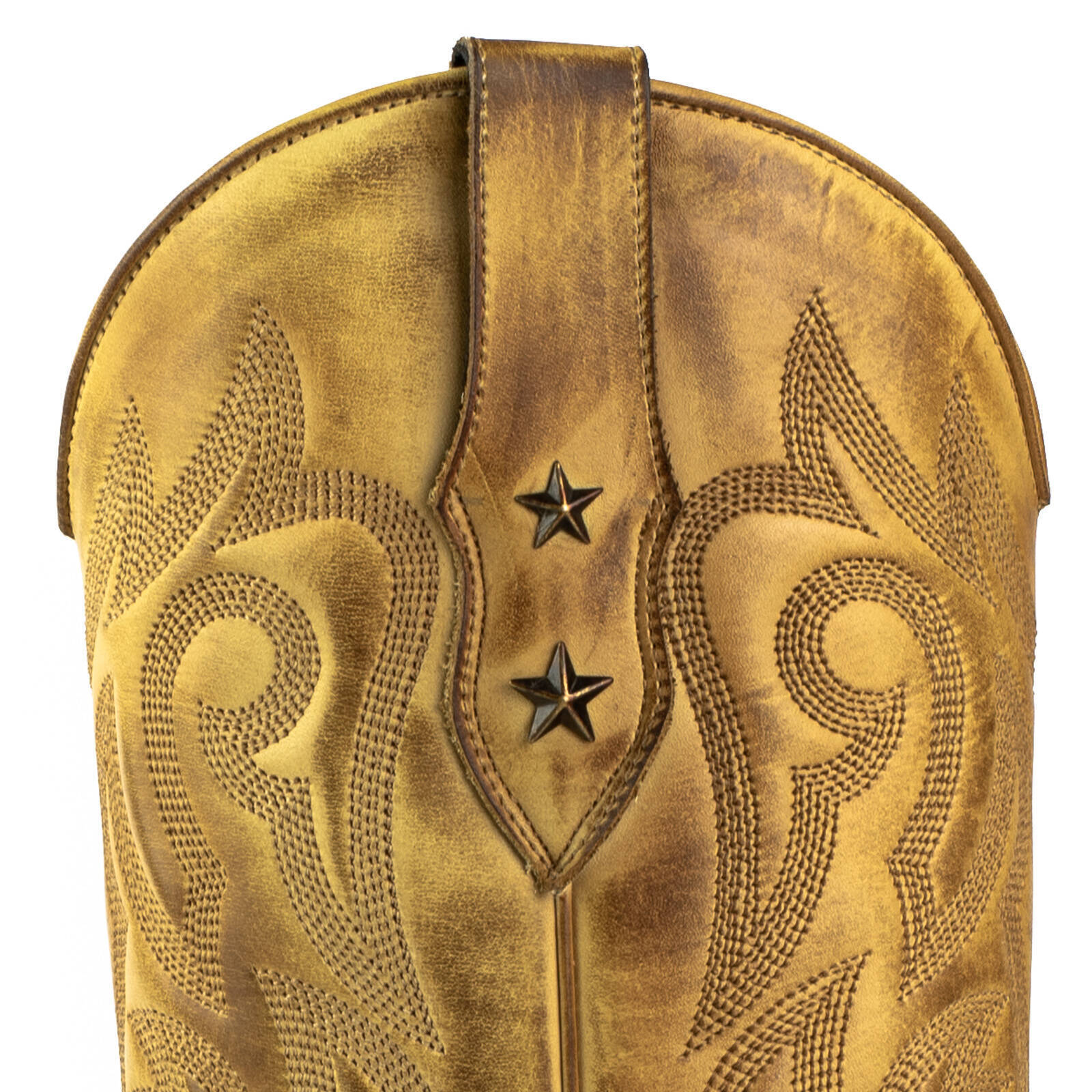 Vêtement en cuir Santiags femme cognac