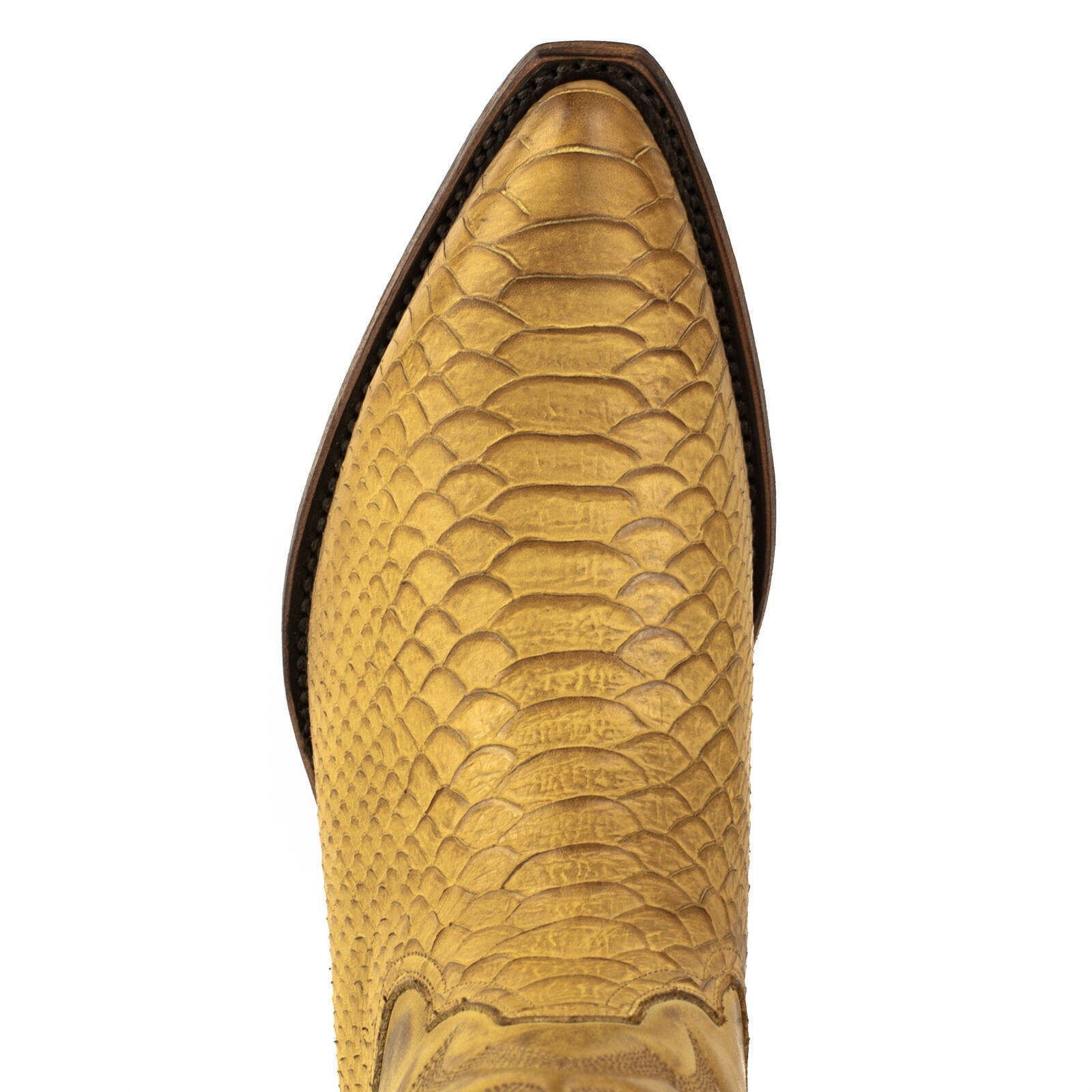 Vêtement en cuir Santiags femme cognac