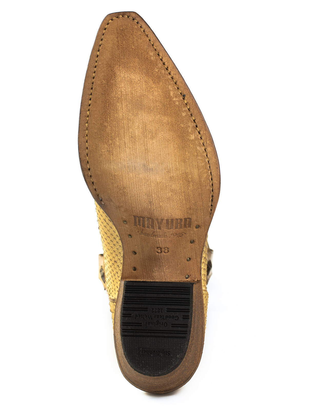 Vêtement en cuir Santiags femme cognac