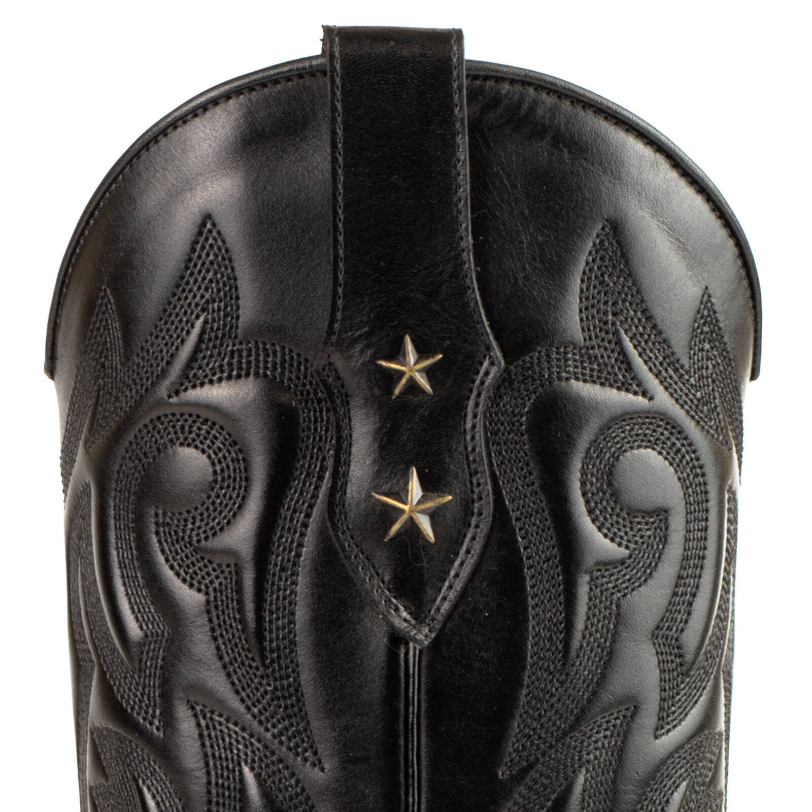 Vêtement en cuir Santiags femme noir