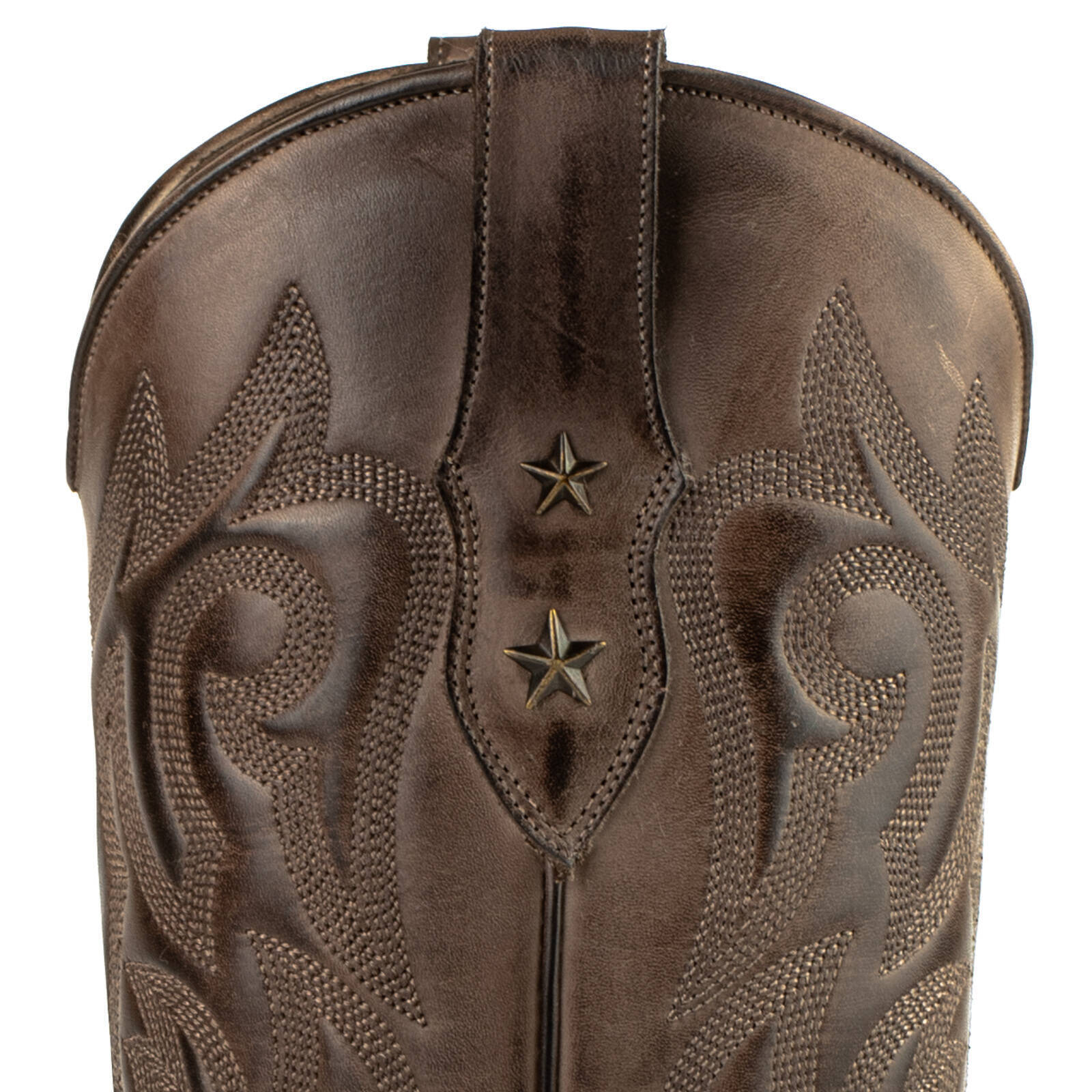 Vêtement en cuir Santiags femme marron