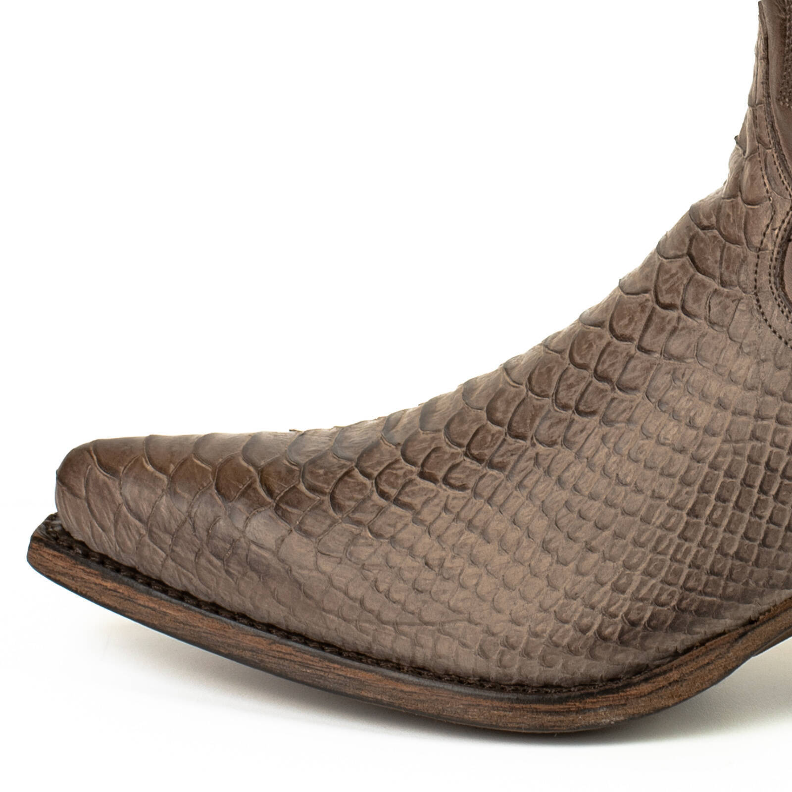 Vêtement en cuir Santiags femme marron