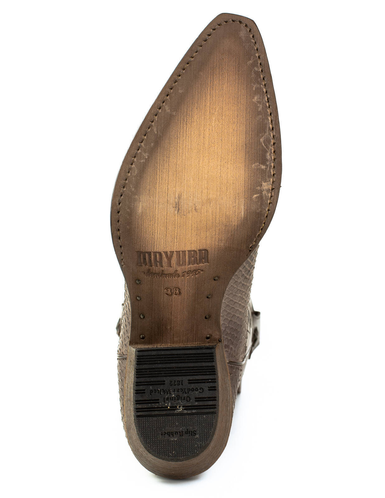 Vêtement en cuir Santiags femme marron