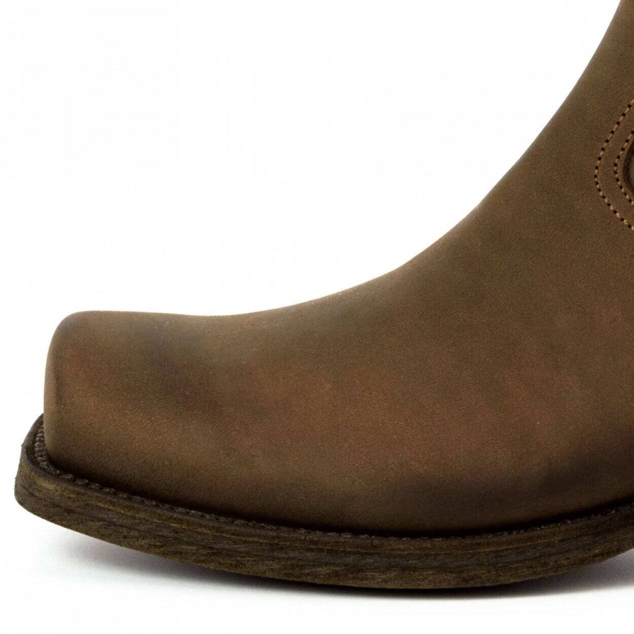 Vêtement en cuir Santiags homme marron