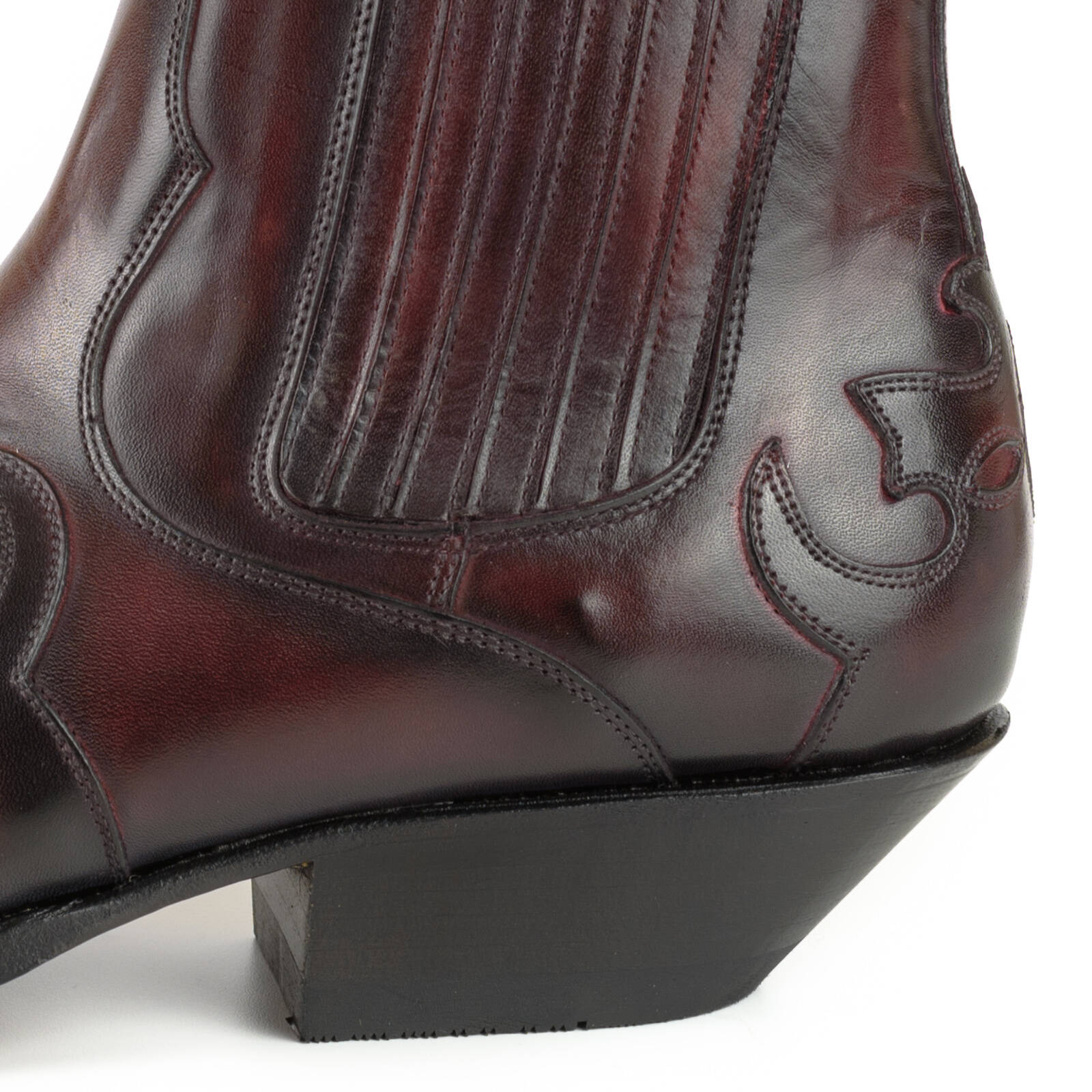 Vêtement en cuir Santiags homme noir, marron