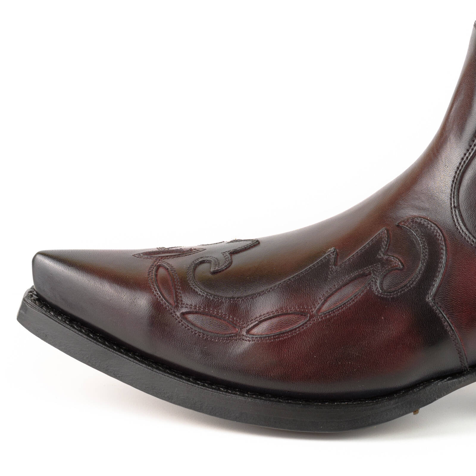 Vêtement en cuir Santiags homme noir, marron