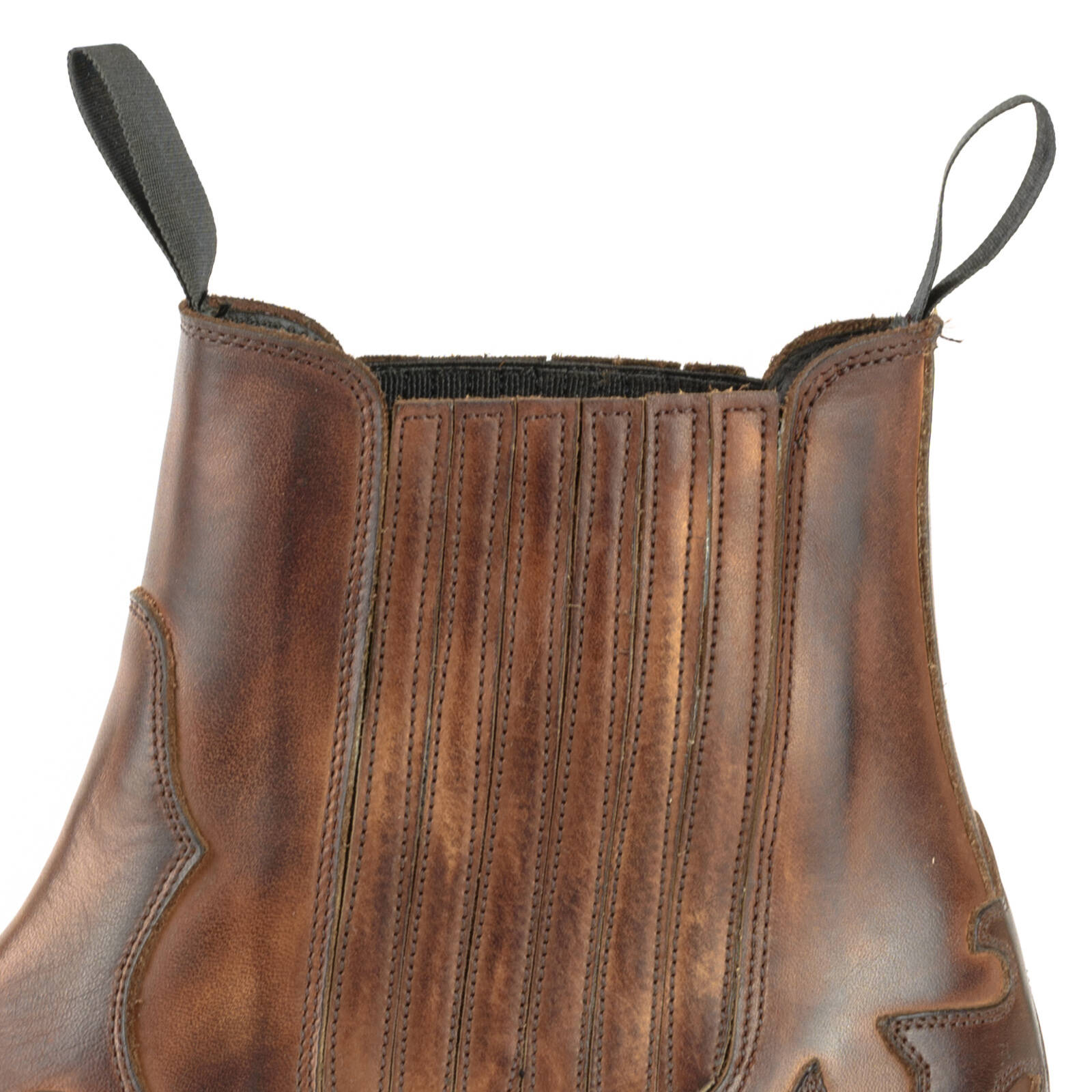 Vêtement en cuir Santiags homme marron